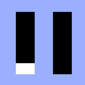 色の分断で短く見える/目の錯覚